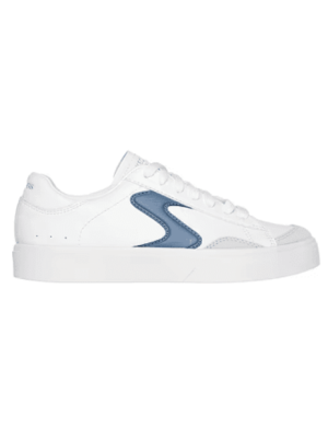 Skechers Eden LX - Slick Talk Women's Casual Trainer - White/Navy